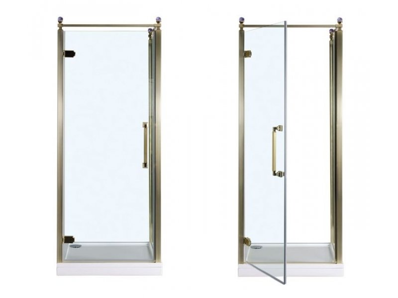 Купить Душевой уголок Aquanet Beta Cube Classik NBB1221 L/R 90 x 90 x 200 см, стекло прозрачное (185439/185440)