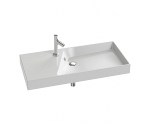 Раковина Jacob Delafon Rythmik EXN112-Z-00, 100 см, подвесная
