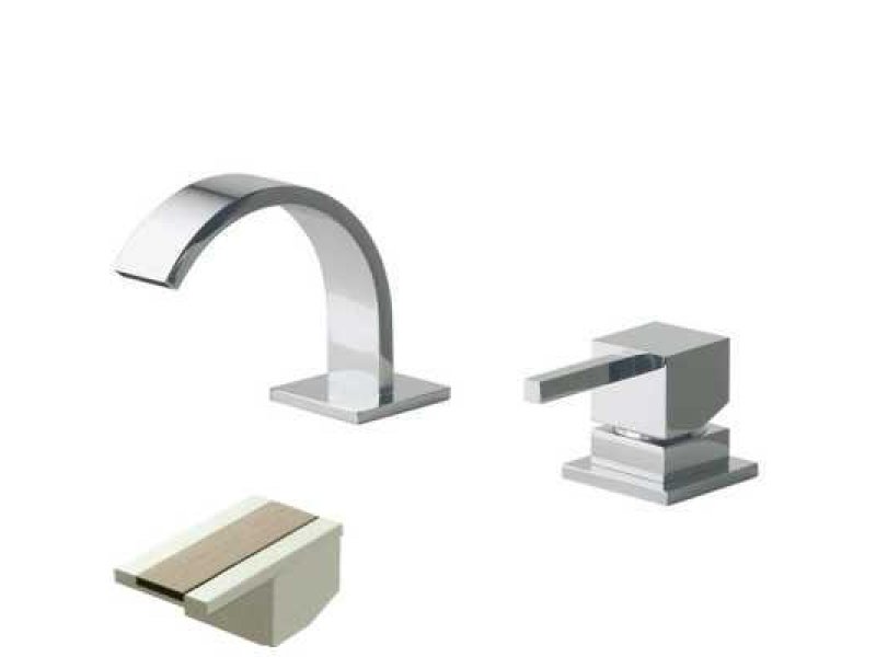 Купить Смеситель Bandini Ice Cube 2 752920PN05LR для биде, никель/ручка белый дуб