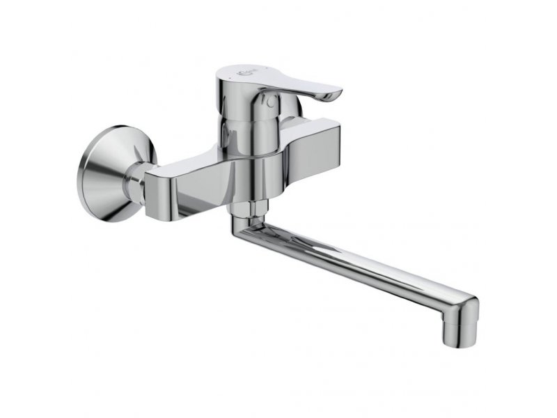 Купить Смеситель Ideal Standard Alpha настенный для кухонной мойки, хром, BC661AA