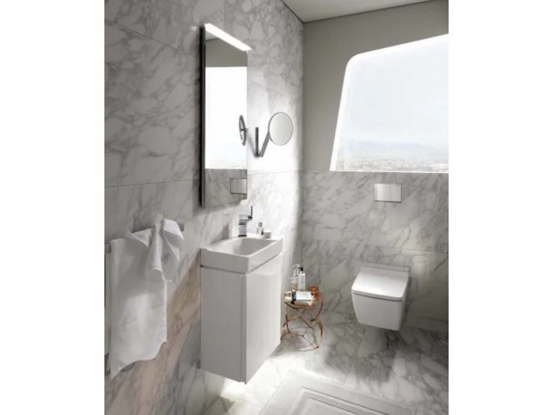 Купить Тумба под раковину Geberit Xeno2 500.502.00.1, 40 см, цвет серый матовый