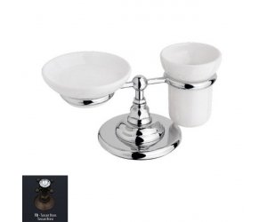 Подставка для мыльницы и стакана Nicolazzi Classico 1494TB бронза