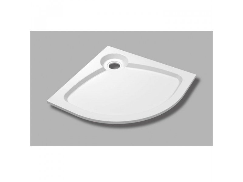 Купить Поддон душевой Cezares Tray TRAY-S-R-90-550-56-W, 90 х 90 см, белый, из искусственного камня