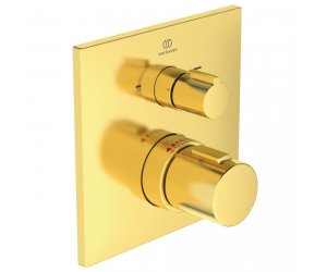 Смеситель Ideal Standard Ceratherm C100 встраиваемый для ванны и душа, золото, A7522A2