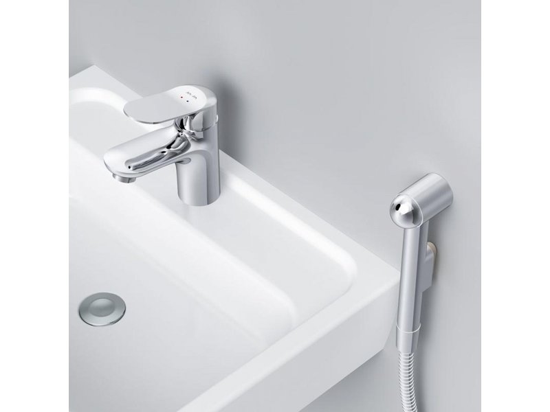 Купить Смеситель Am.Pm Sunny F85C03000 для раковины с гигиеническим душем, хром