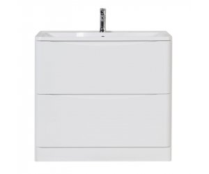 Тумба под раковину BelBagno Acqua-900 ACQUA-900-2C-PIA-BL, 90 см, цвет Bianco Lucido