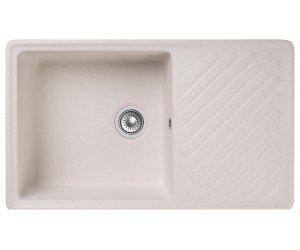 Кухонная мойка GranFest Quarz Z 53, 85.1 x 47.9 см, белый