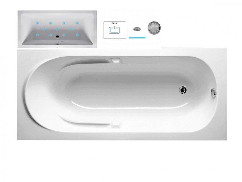 Купить Ванна гидромассажная Riho Future 180 x 80 см, AIR