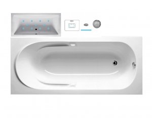 Ванна гидромассажная Riho Future 180 x 80 см, AIR