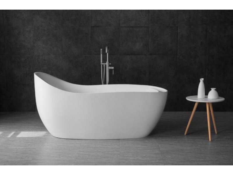 Купить Акриловая ванна BelBagno BB205-1700-800, 170 х 80 см, с каркасом и сливом-переливом, белая