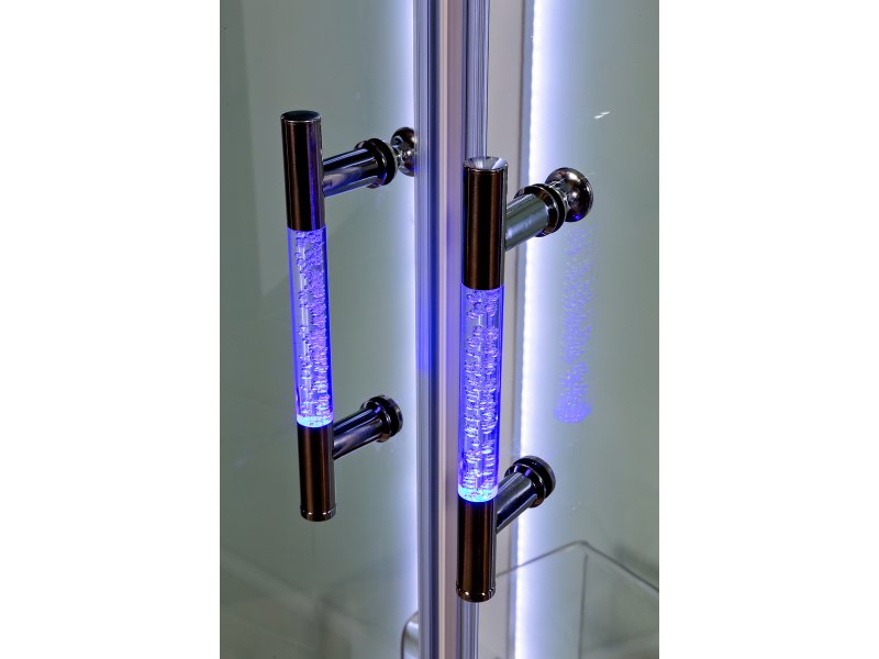 Купить Душевая кабина Deto A 09 90 x 90 см, с крышей, Led