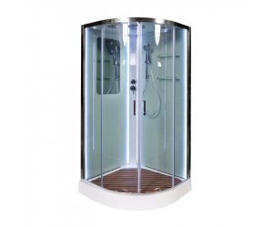 Душевая кабина Deto A 09 90 x 90 см, с крышей, Led