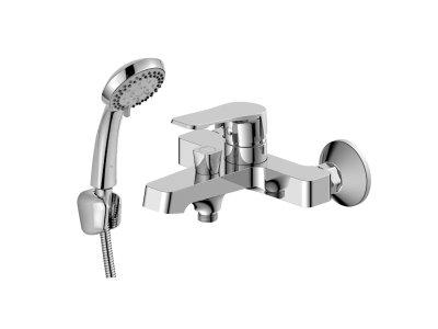 Смеситель Decoroom DR23036, для ванны и душа, хром