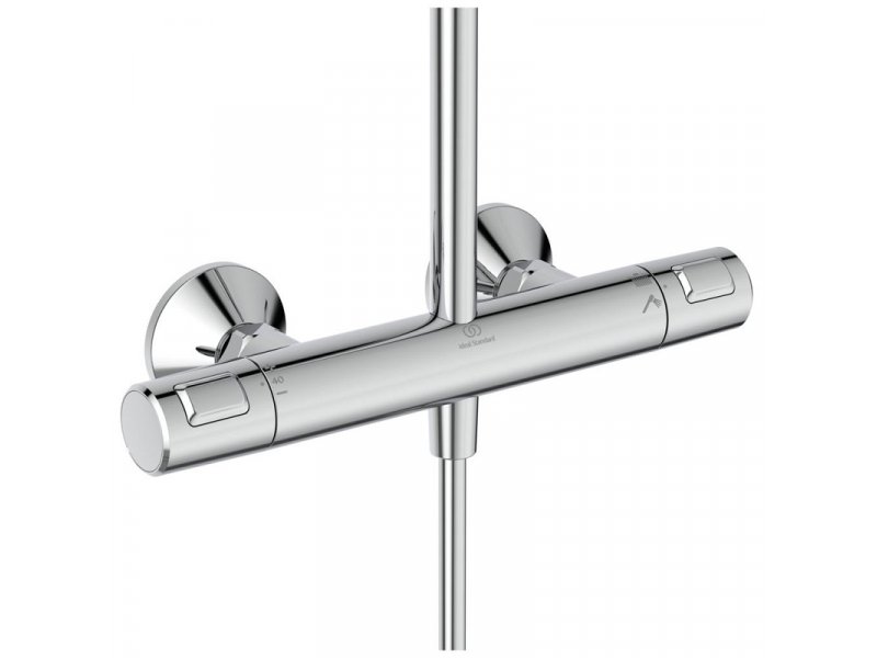 Купить Душевая система Ideal Standard Ceratherm T25 термостатическая, хром глянцевый, A7701AA