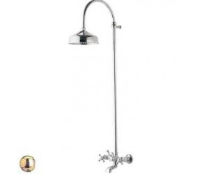Душевая система Bandini Antica 663920KK06, ручки крестик Antica, золото