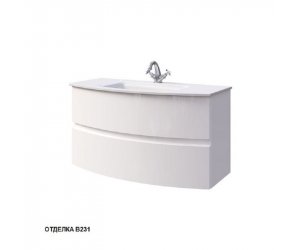 Тумба под раковину Caprigo Integra 100 13914, цвет B231 белый