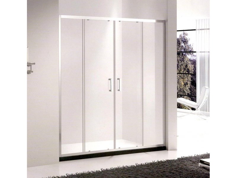 Купить Душевая дверь Gemy Victoria S30192C, 170 х 190 см, стекло прозрачное