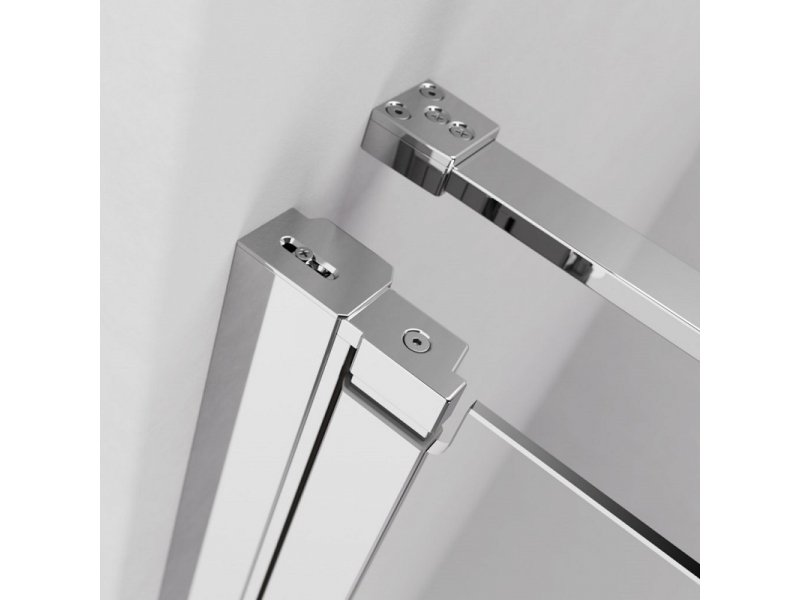 Купить Душевой уголок Radaway Nes KDJ II, 100 x 80 см, правая дверь, стекло прозрачное, профиль хром