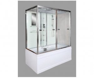 Душевая кабина Deto V170, 170 x 85 см, с электрикой, гидромассажем, с сиденьем