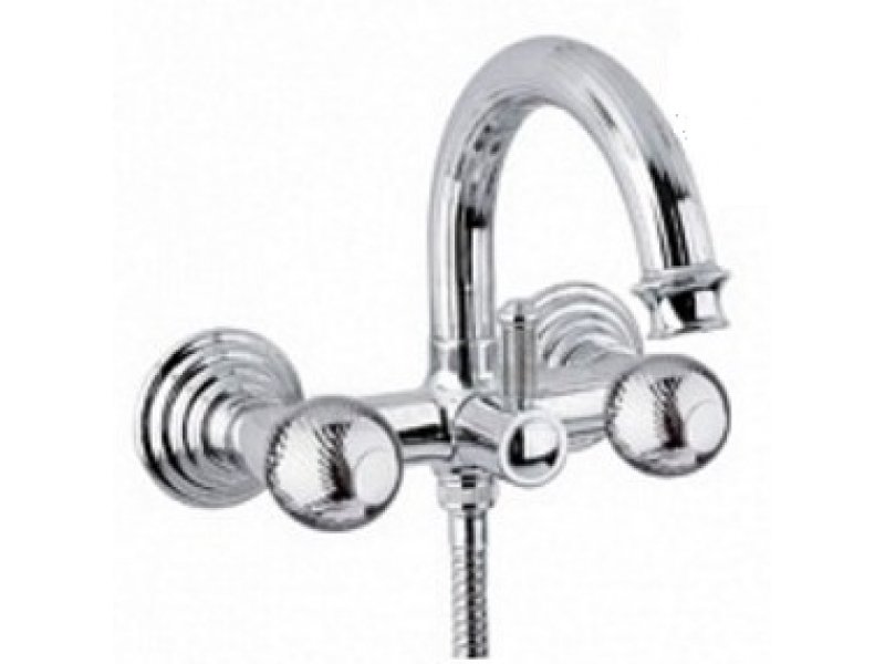 Купить Смеситель Cezares Olimp VD-01-M цвет хром, ручки круглые металл