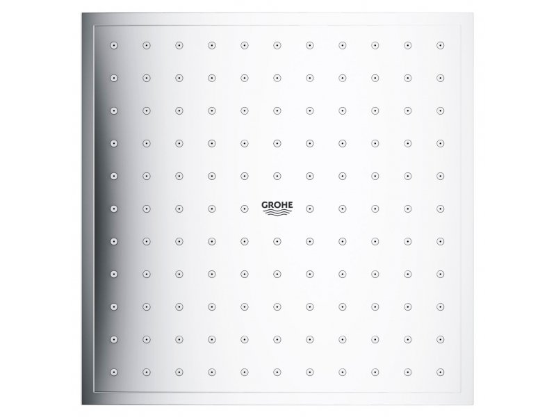 Купить Верхний душ Grohe Rainshower Allure 26054000, 229*229 мм, 1 режим струи, с держателем без ограничения расхода воды, 22,9 см