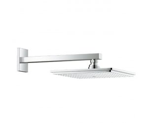 Верхний душ Grohe Rainshower Allure 26054000, 229*229 мм, 1 режим струи, с держателем без ограничения расхода воды, 22,9 см