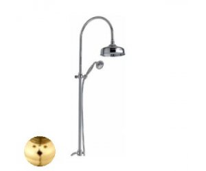Душевой гарнитур Nicolazzi Doccia 5712WSGO20 с верхним душем, золото