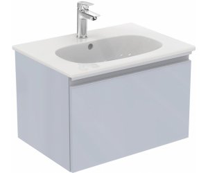 Тумба под раковину Ideal Standard Tesi 60 см, подвесная, cветло-серый глянцевый, T0046PH