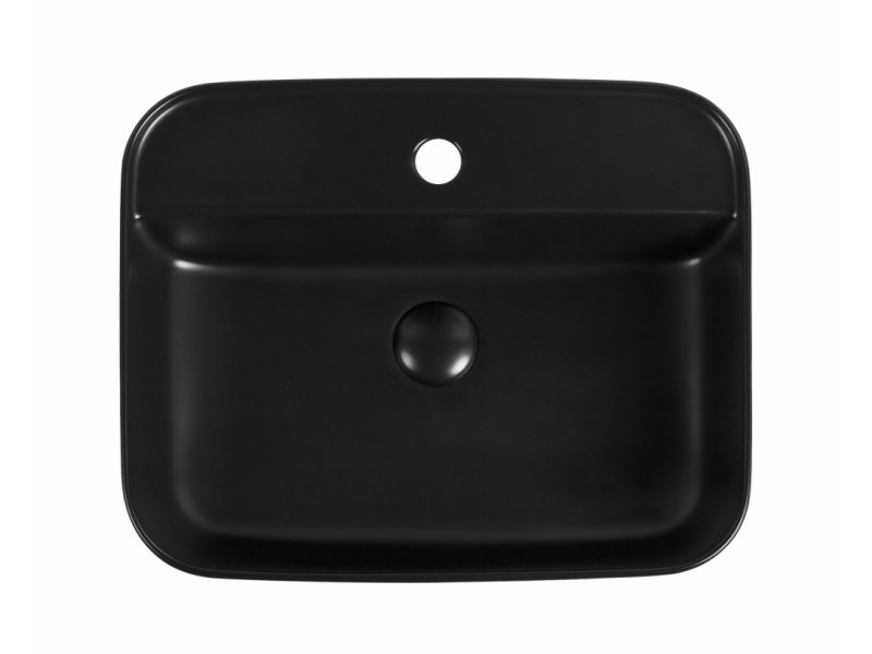 Купить Раковина Aquanet Soul-2-MB 50 x 40 x 14 см, накладная, черный матовый, 273670