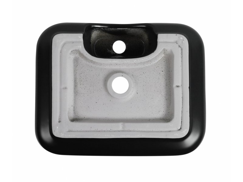 Купить Раковина Aquanet Soul-2-MB 50 x 40 x 14 см, накладная, черный матовый, 273670
