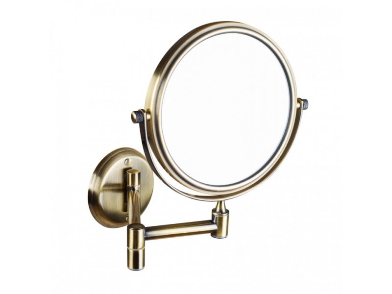 Купить Косметическое зеркало Bemeta Retro 106101697 18.4 x 41.2 x 20 см, круглое, бронза