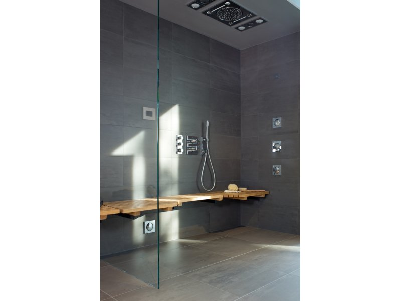 Купить Верхний душ Grohe Rainshower F-series 27939001, 381x17x 456 мм, 3 режима струи