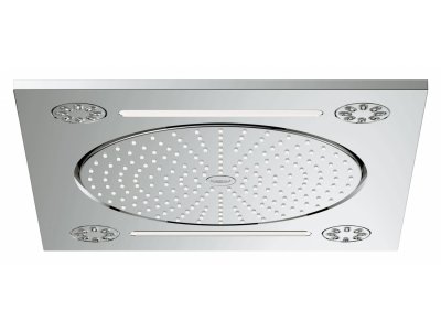 Верхний душ Grohe Rainshower F-series 27939001, 381x17x 456 мм, 3 режима струи