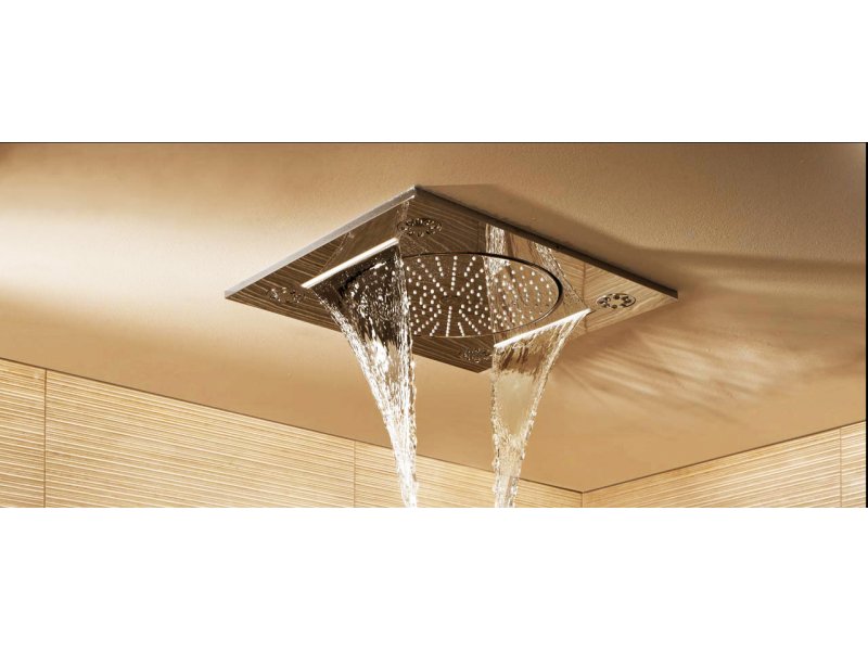 Купить Верхний душ Grohe Rainshower F-series 27939001, 381x17x 456 мм, 3 режима струи