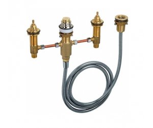 Скрытая часть смесителя Hansgrohe 13244180 на край ванны на 4 отверстия