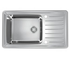 Мойка кухонная Alveus Galeo 30 SAT 90 FI 1128554, 860 x 500 мм