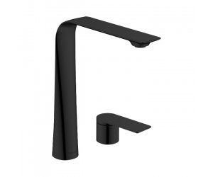 Смеситель Duravit D.1 D11130002046 для раковины высокий, ручка г-образная, черный матовый