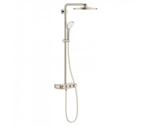 Душевая система с термостатом Grohe Euphoria SmartControl 310 DUO 26507BE0, цвет верхнего душа никель глянец