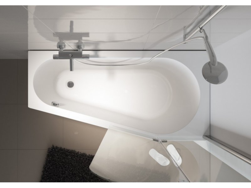 Купить Ванна гидромассажная Riho Delta 150 x 80 см, FLOW, левая/правая