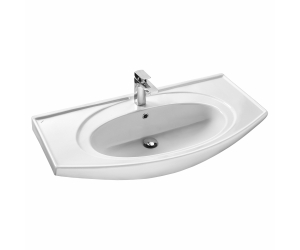 Раковина Santek Энигма100, 1WH207777, 99.5.3 x 51.5 см, фарфор, белая