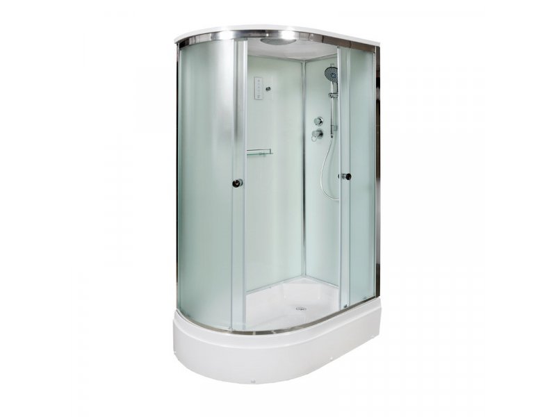Купить Душевая кабина Deto D D 272S+ эл. L/R 120 x 80 см, с крышей и электрикой