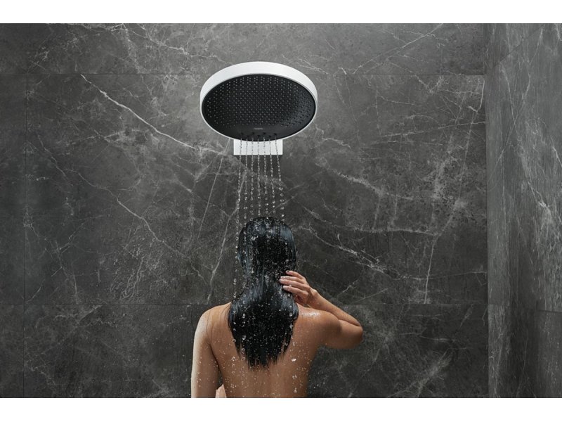 Купить Верхний душ Hansgrohe Rainfinity 26234700, 360 x 360 мм, 3 режима струи, с держателем, белый матовый