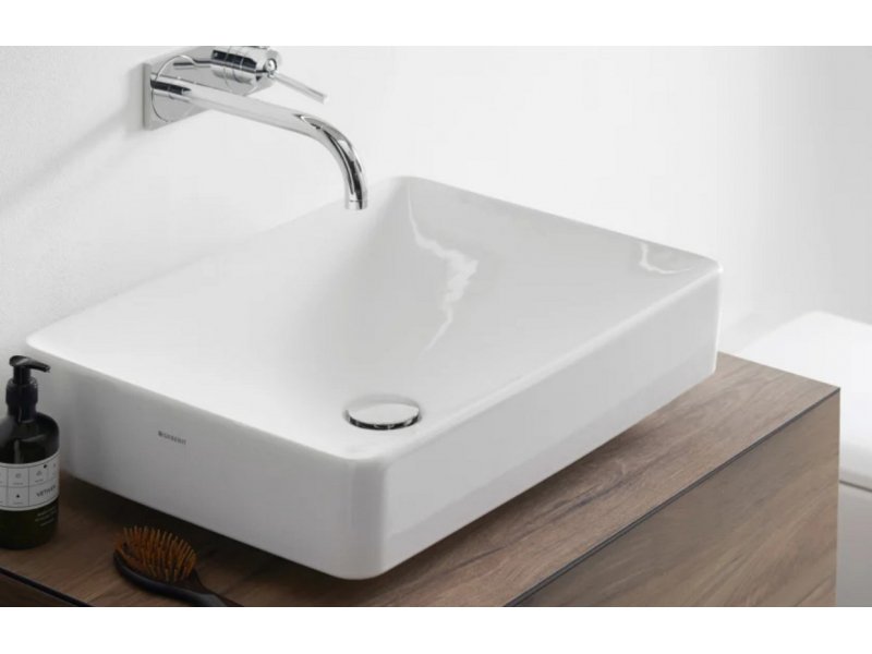 Купить Тумба под раковину Geberit VariForm, 75 см, с сифоном, цвет белый, 501.159.00.1