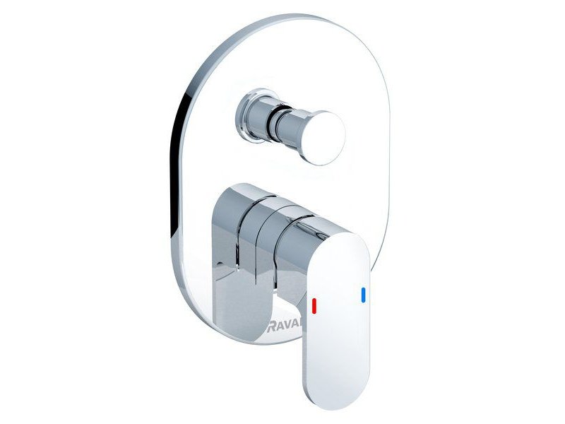 Купить Смеситель для ванны и душа Ravak Chrome CR 065.00, скрытого монтажа, хром, X070056