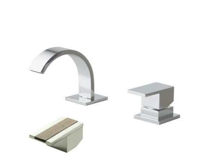 Купить Смеситель Bandini Ice Cube 2 752920PN03LT для биде, никель/ручка тик
