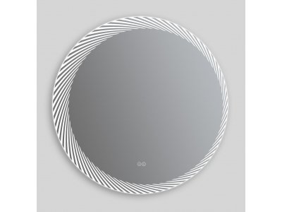 Зеркало Art&Max Sculpture AM-Scu-D770-DS-F-H 77 x 77 см с подсветкой, диммер, антизапотевание