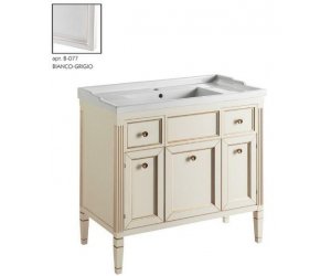 Тумба под раковину Caprigo Albion promo 90 33313, цвет B-077 bianco grigio