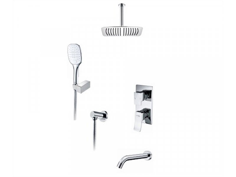 Купить Душевая система WasserKRAFT A171668, скрытый монтаж, хром
