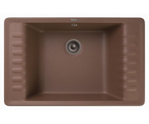 Кухонная мойка GranFest Quarz Z 71, 75.2 x 47.5 см, терракот