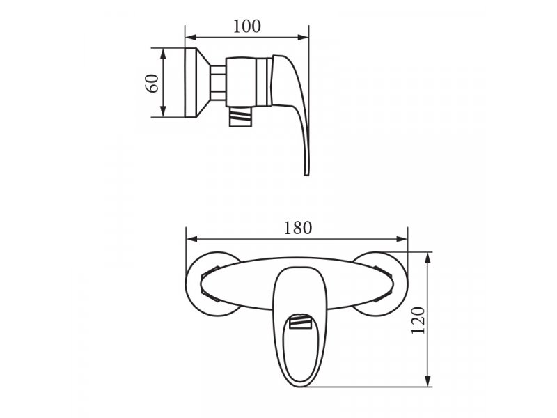 Купить Смеситель Veragio Pont VR.PNT-2130.CR для душа, хром